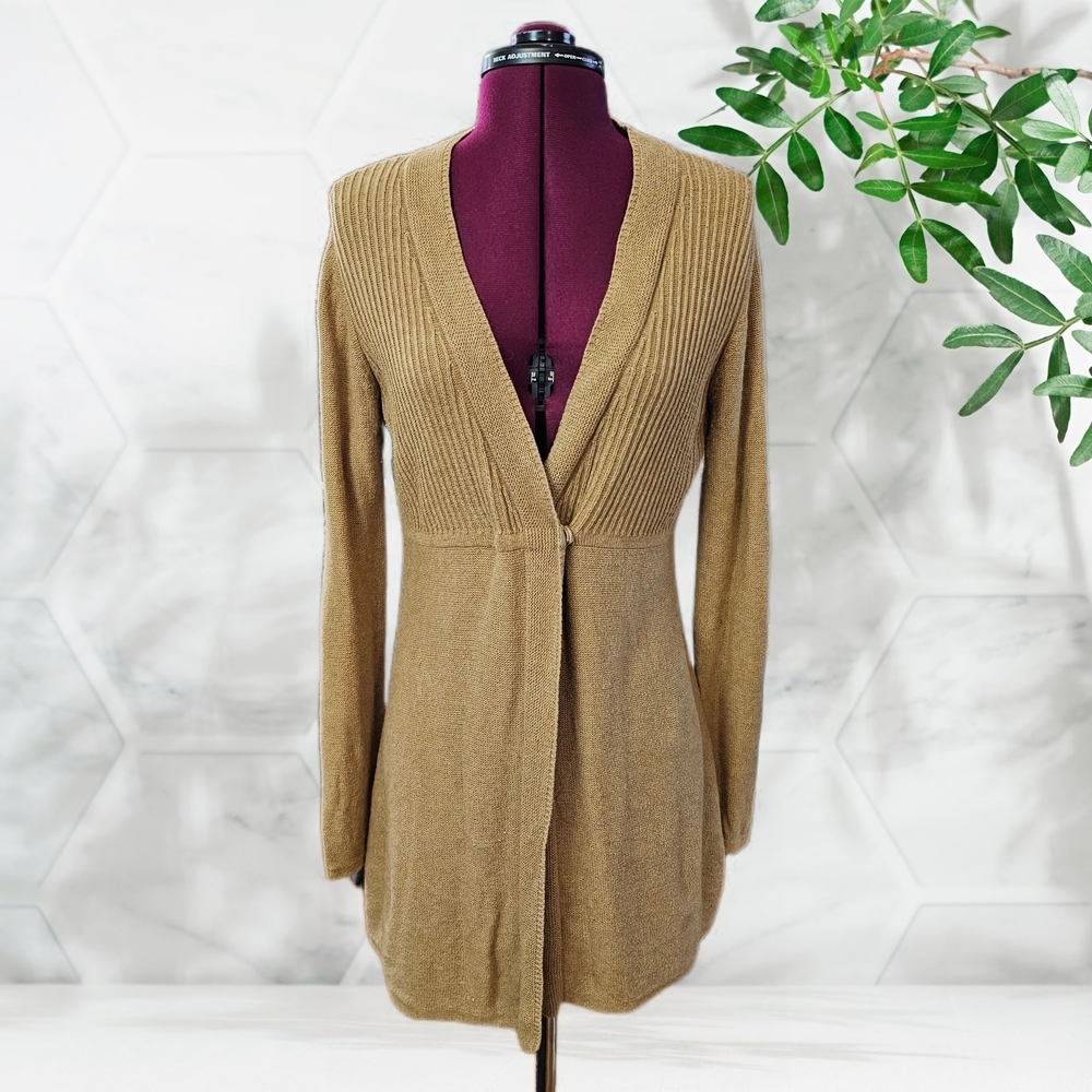 Talbots Alpaca Cotton Blend Women's Button Front Cardigan